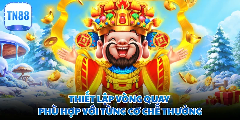 Thiết lập vòng quay phù hợp với từng cơ chế thưởng