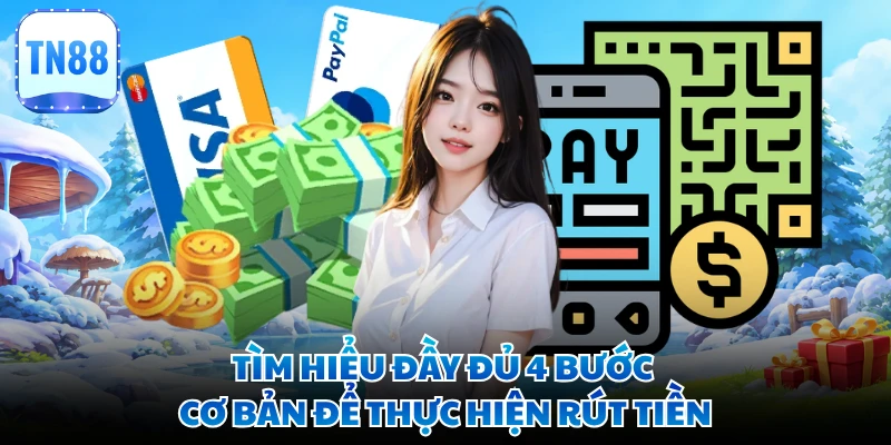Tìm hiểu đầy đủ 4 bước cơ bản để thực hiện rút tiền